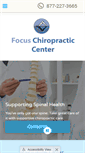 Mobile Screenshot of focuschiropracticcenter.com